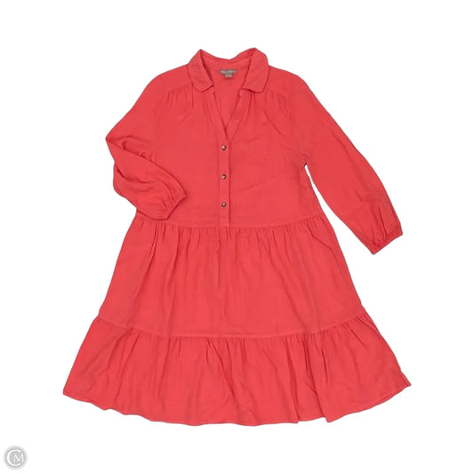 Dress Casual Midi By Falls Creek In Pink, Size: S