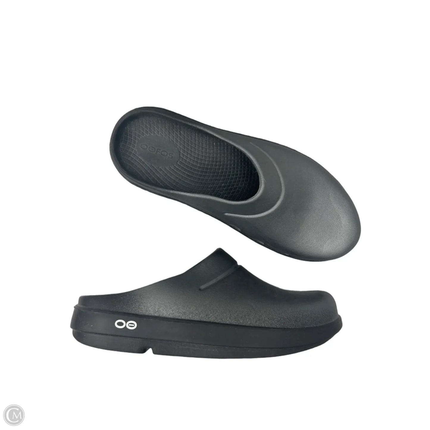 Shoes Flats By Oofos In Grey, Size: 8