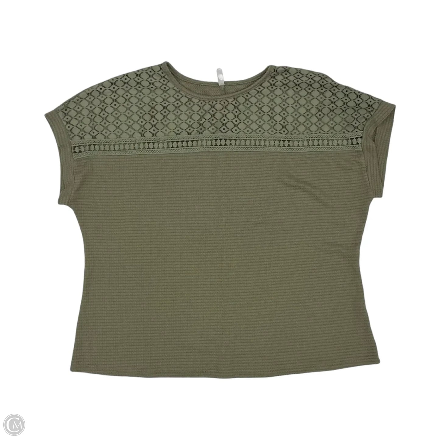 Top Short Sleeve By Dokotoo In Green, Size: 2x