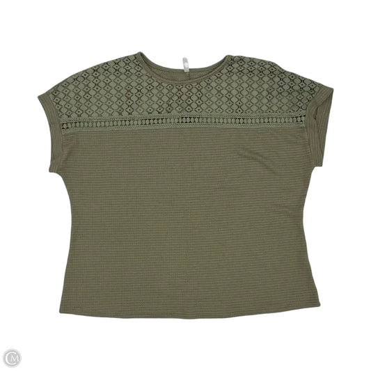 Top Short Sleeve By Dokotoo In Green, Size: 2x