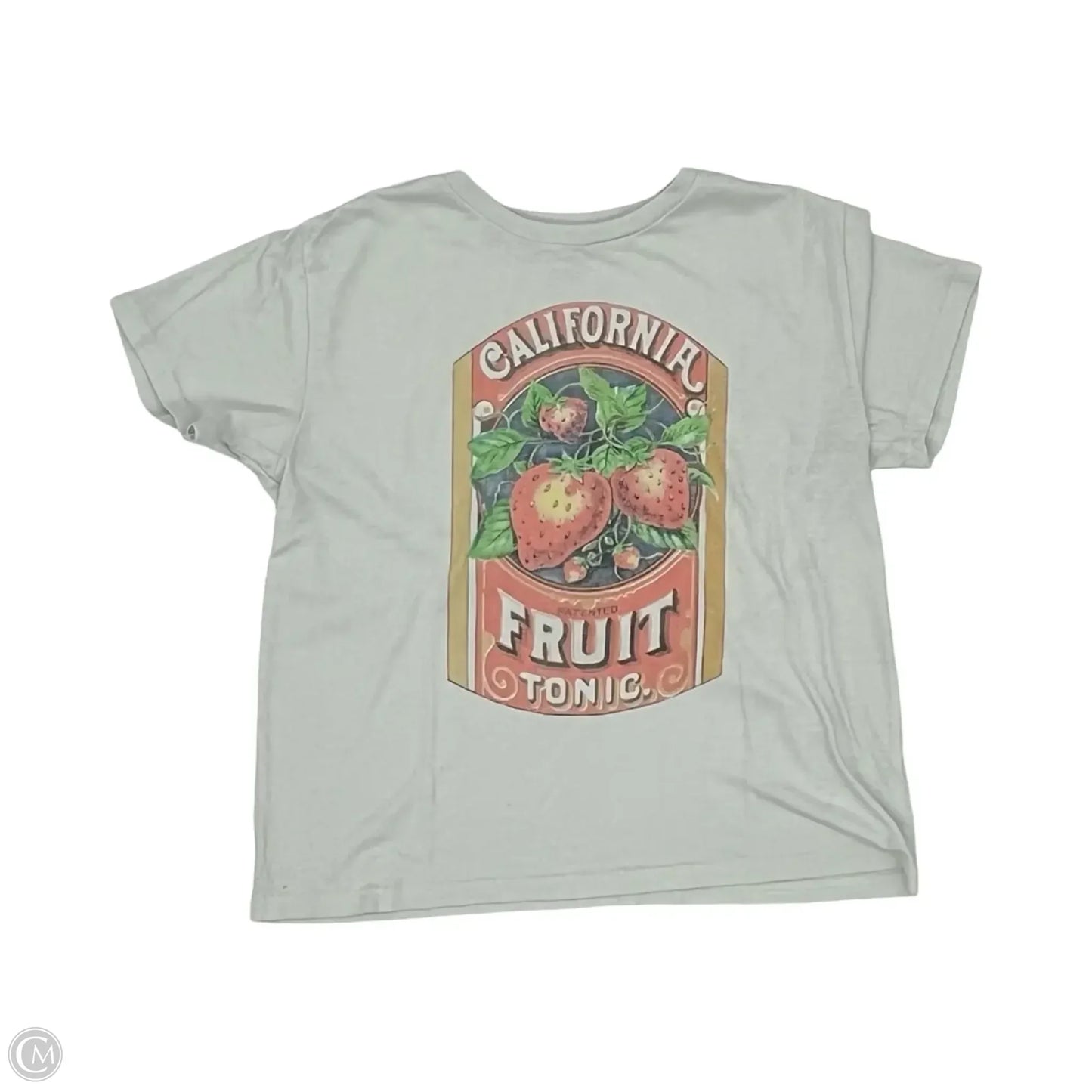 Top Short Sleeve By Lucky Brand In White, Size: M