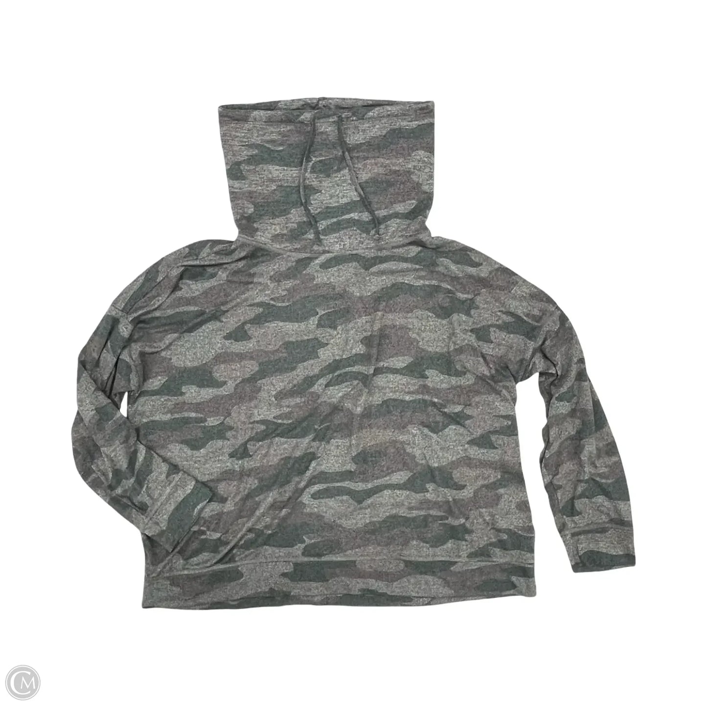 Sweatshirt Collar By Maurices In Camouflage Print, Size: 2x