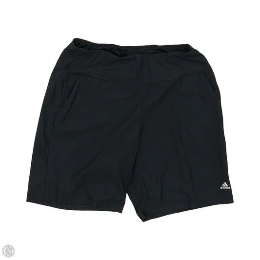 Athletic Shorts By Adidas In Black, Size: L