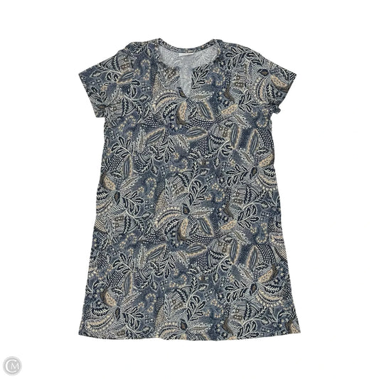 Dress Casual Short By J. Jill In Blue & Tan, Size: M