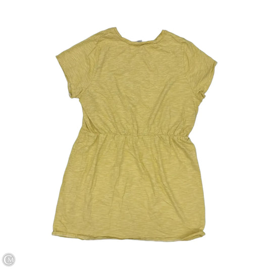 Dress Casual Short By Old Navy In White & Yellow, Size: 3x
