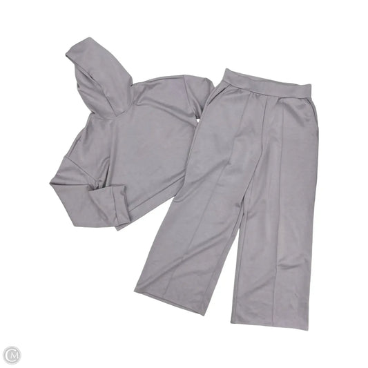 Lounge Set Pants By Sage In Grey, Size: L