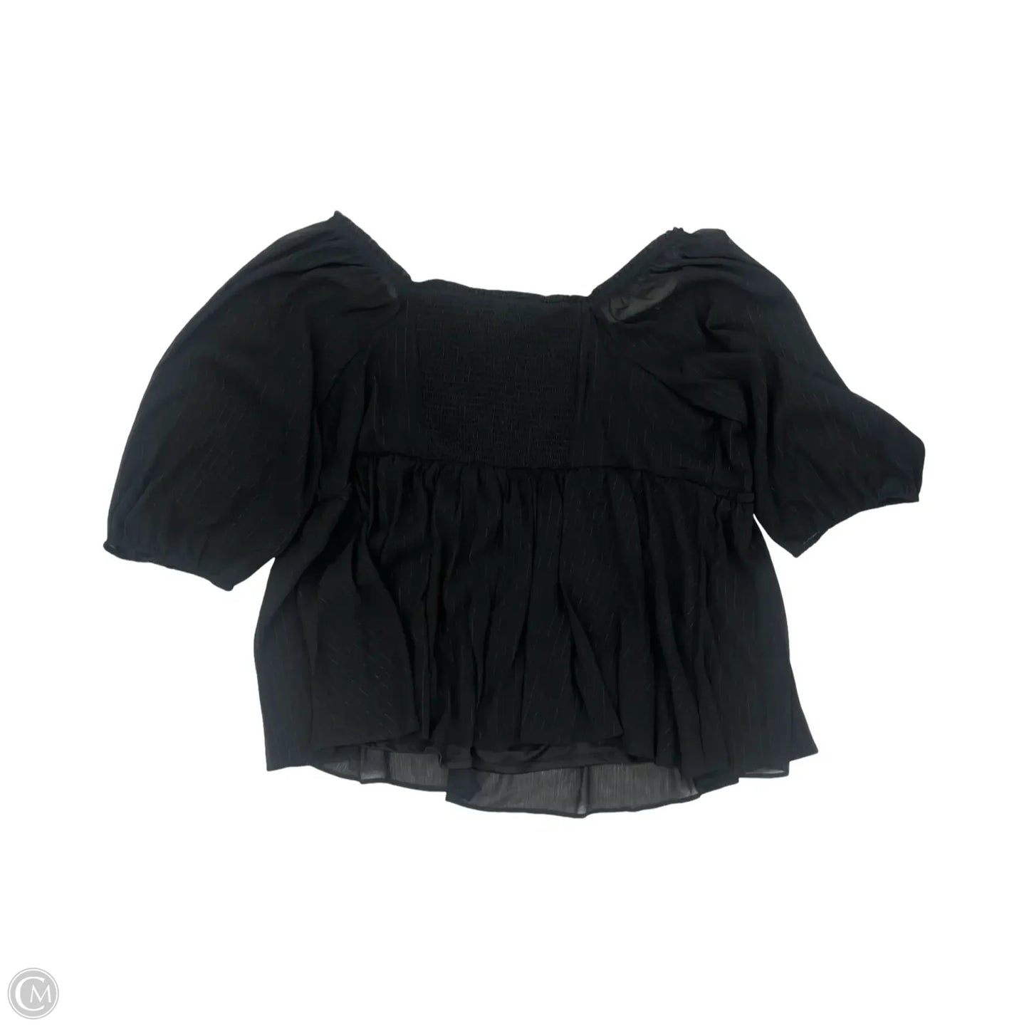 Blouse Long Sleeve By Torrid In Black, Size: 5