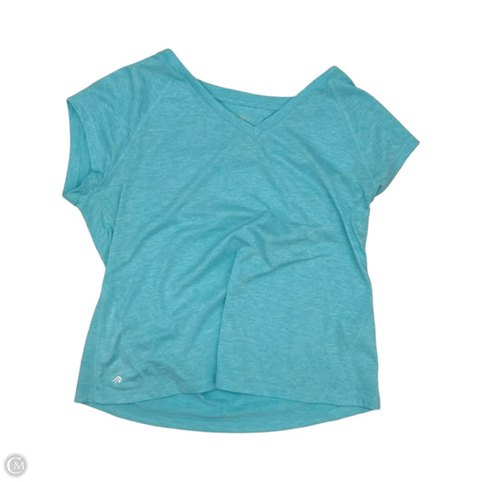 Athletic Top Short Sleeve By Ideology In Blue, Size: Xl