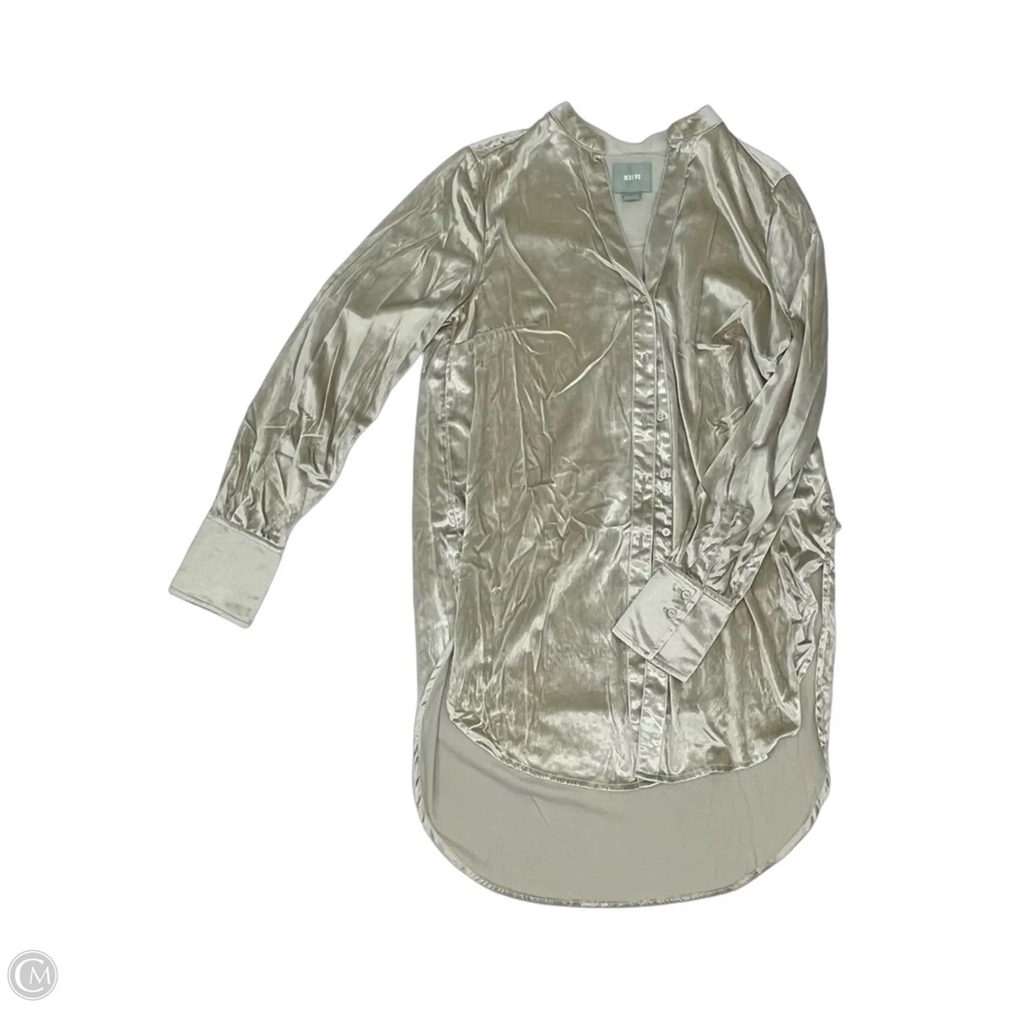 Tunic Long Sleeve By Maeve In Green, Size: 4