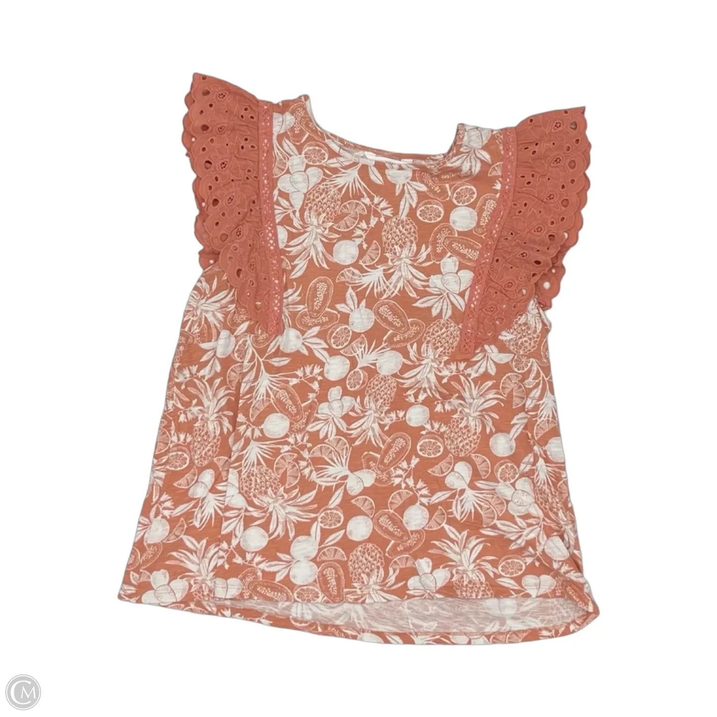 Top Short Sleeve By Lc Lauren Conrad In Pink, Size: Xl