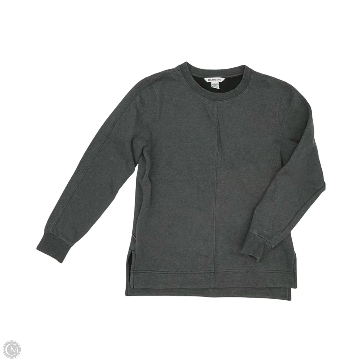 Athletic Sweatshirt Crewneck By Athleta In Grey, Size: Xs