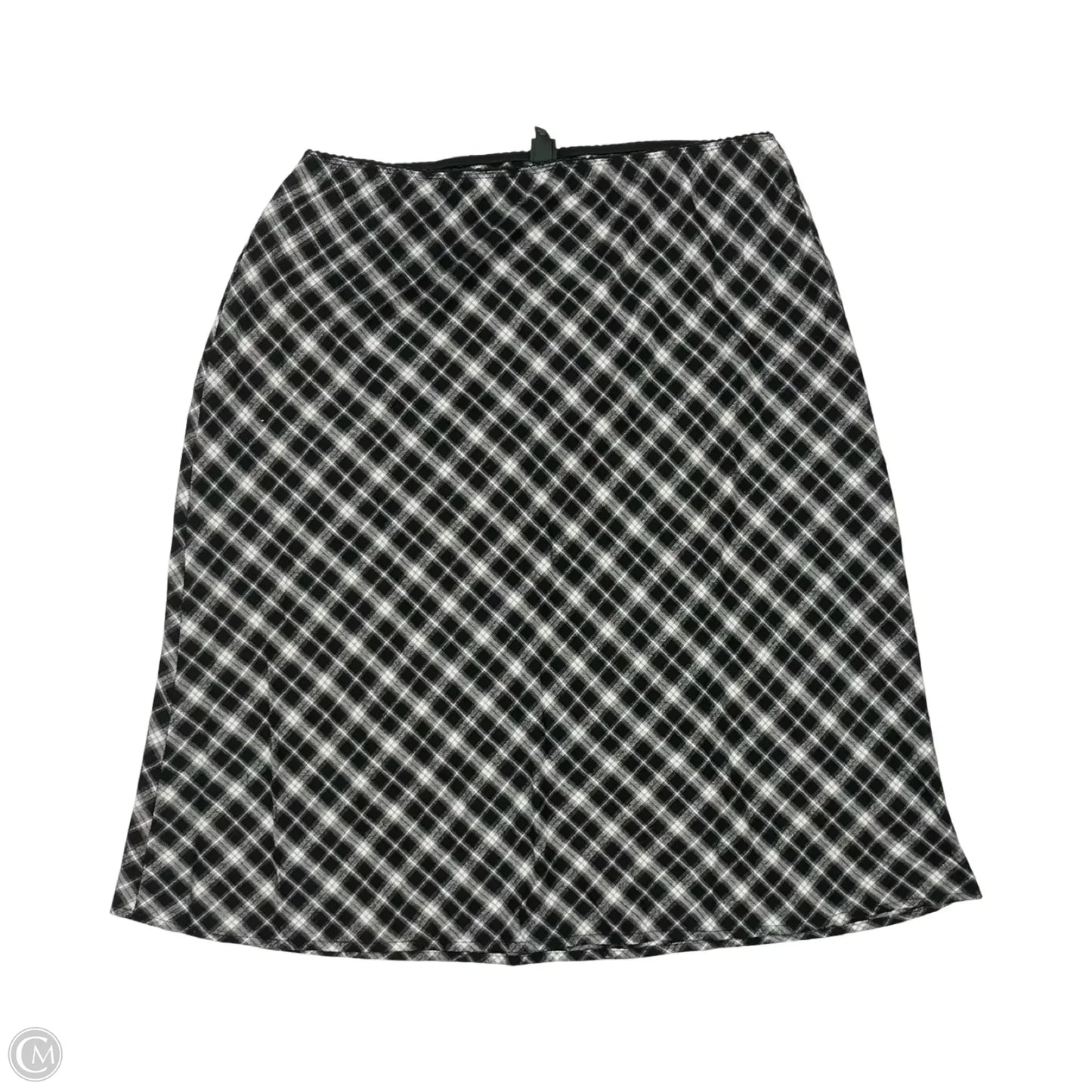 Skirt Midi By Wild Fable In Black & White, Size: Xxl