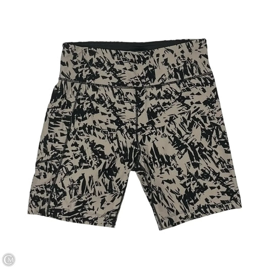 Athletic Shorts By Calvin Klein In Black & Grey, Size: L