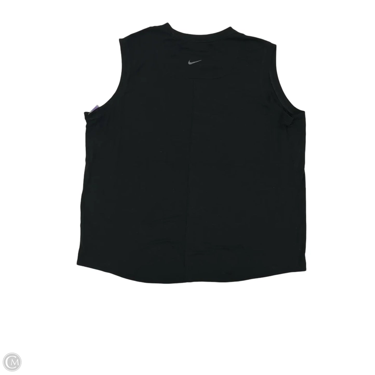 Athletic Tank Top By Nike In Black, Size: Xl