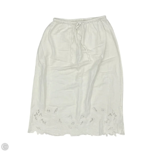 Skirt Maxi By Universal Thread In White, Size: M
