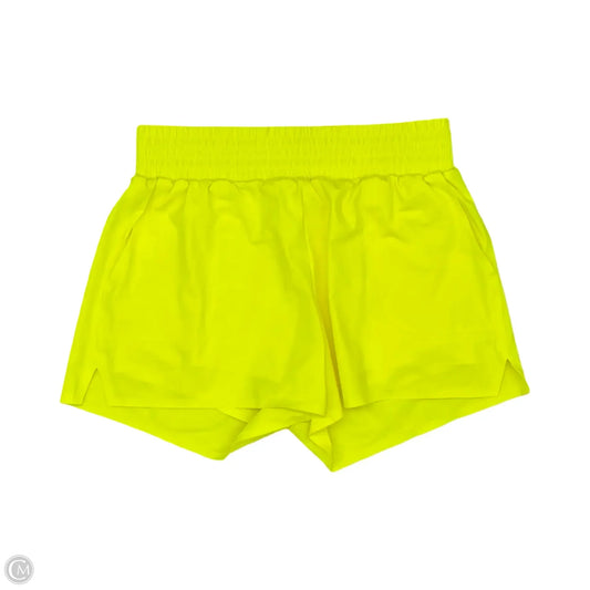 Athletic Shorts By Zyia In Yellow, Size: Xl