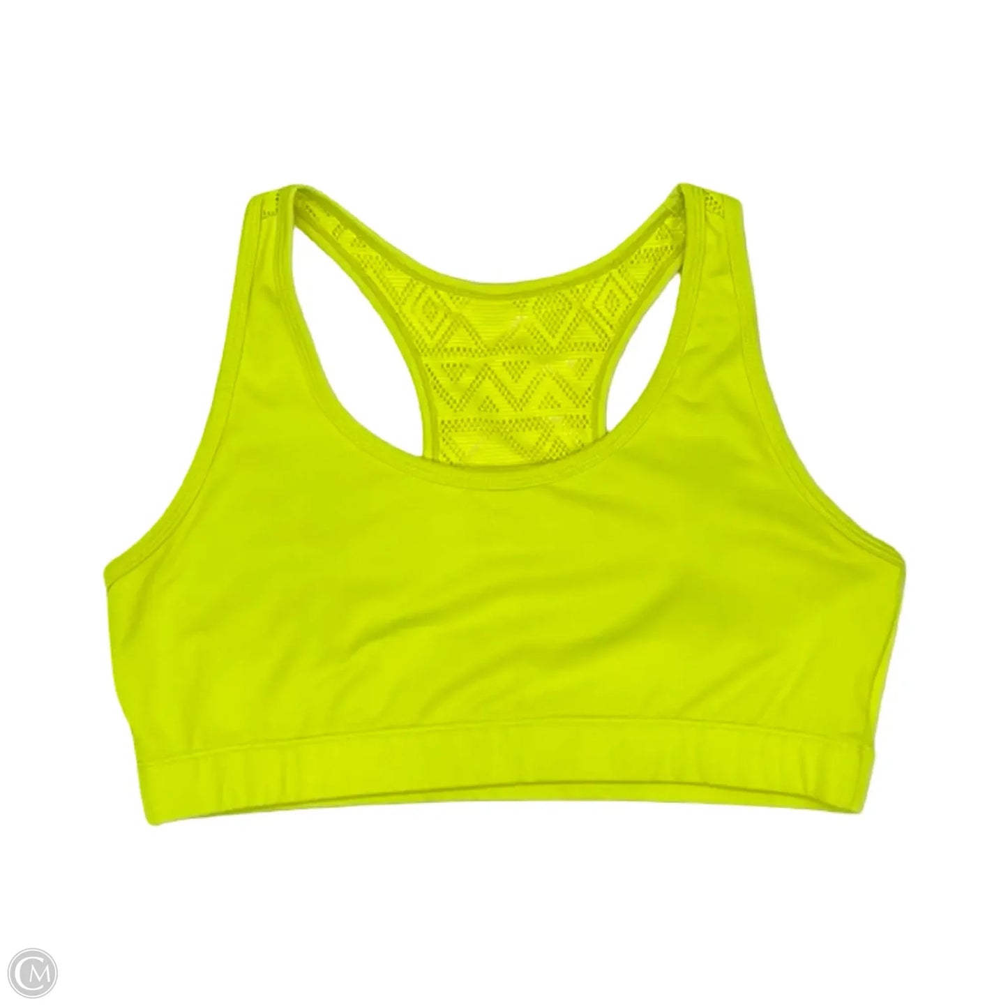 Athletic Bra By Zyia In Yellow, Size: Xl