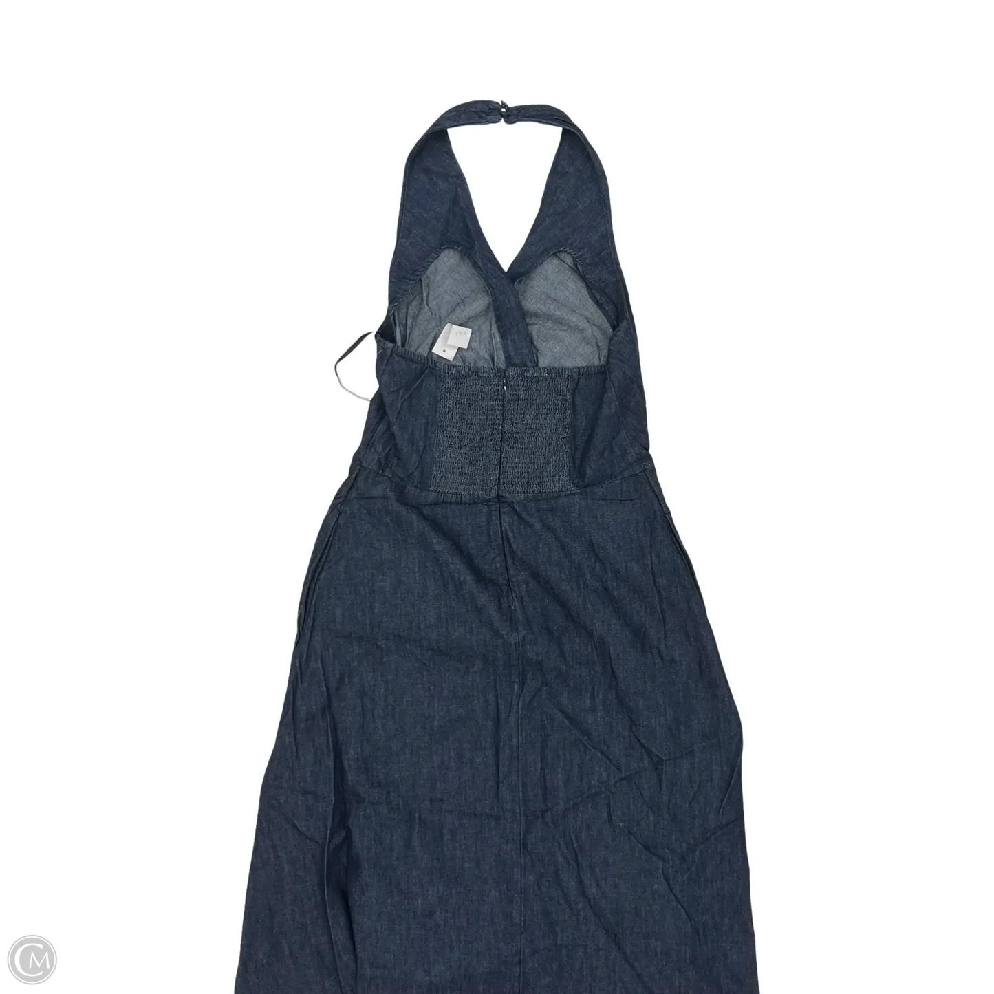 Dress Casual Maxi By Loft In Blue Denim, Size: 8