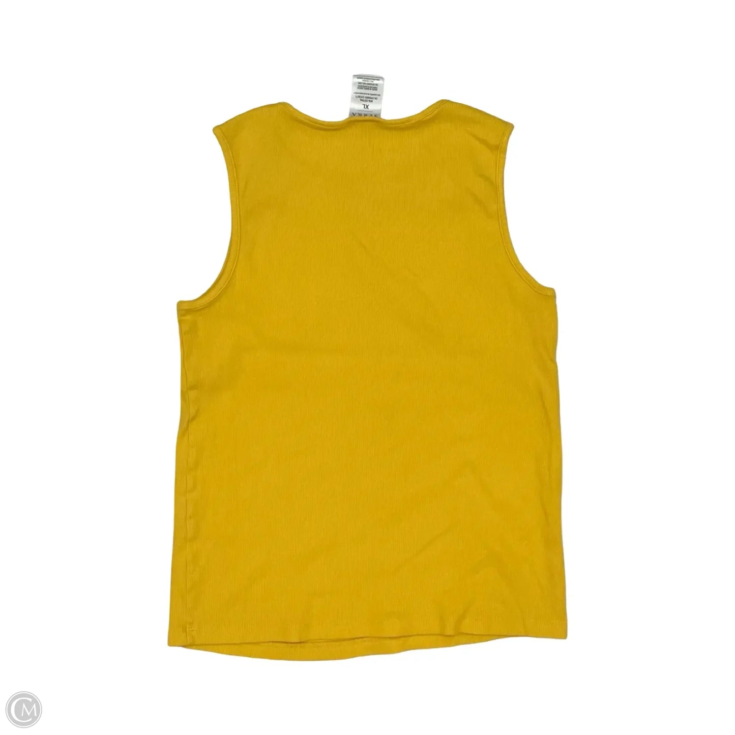 Tank Top By Serra In Yellow, Size: Xl