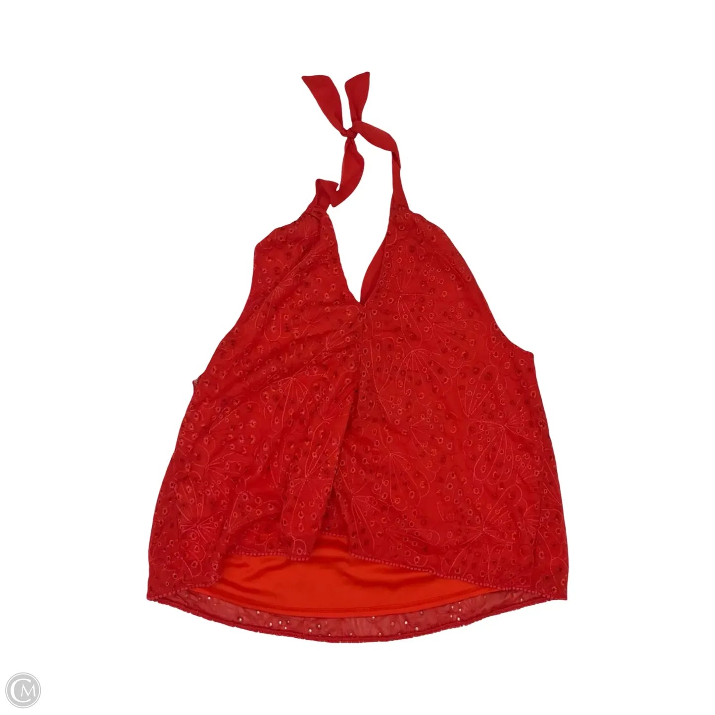Blouse Sleeveless By Sofia By Sofia Vergara In Red, Size: L
