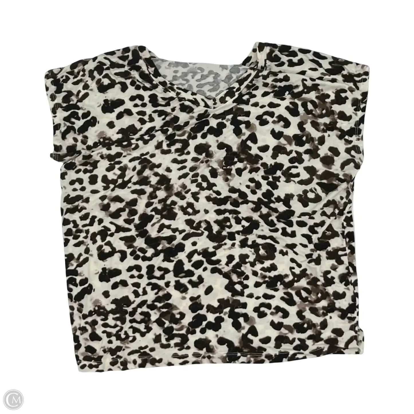 Top Short Sleeve By Maurices In Floral Print, Size: Xl