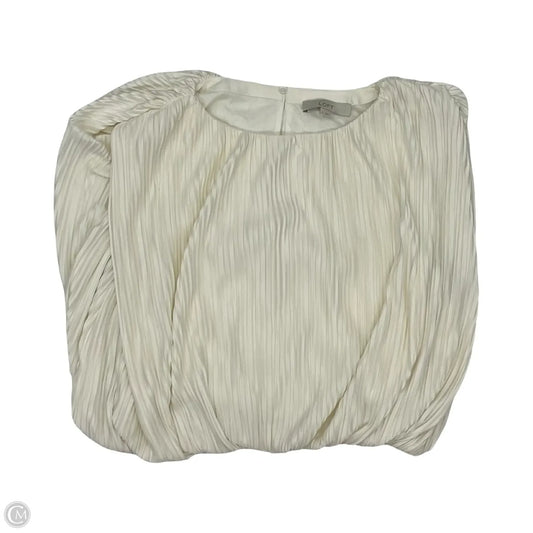 Blouse Sleeveless By Loft In Cream, Size: S