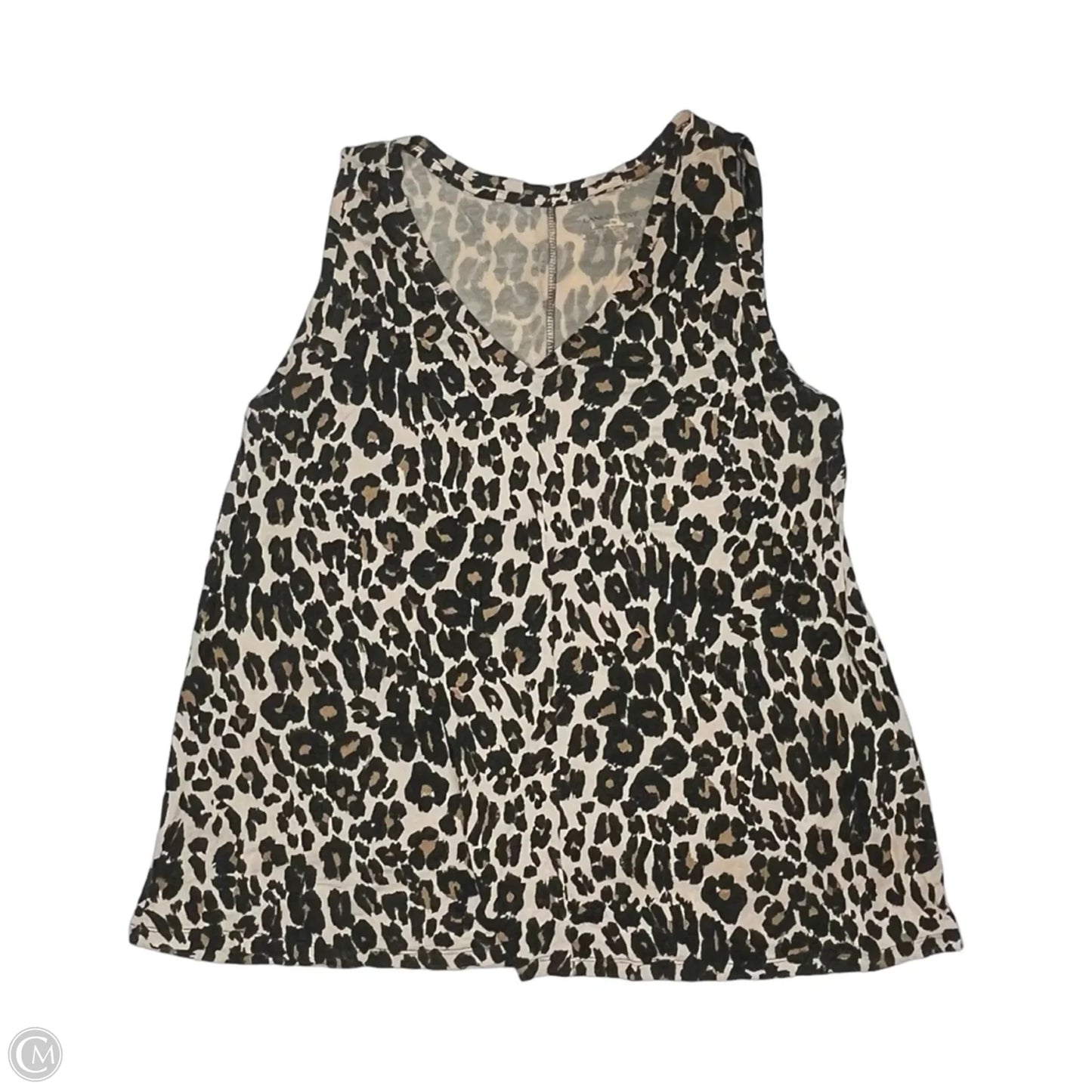 Top Sleeveless By Lane Bryant In Leopard Print, Size: L