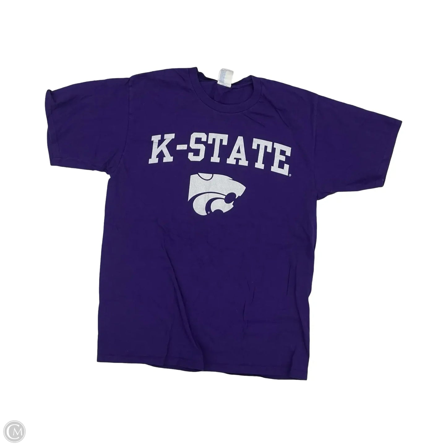 Athletic Top Short Sleeve By Port & Company In Purple, Size: M