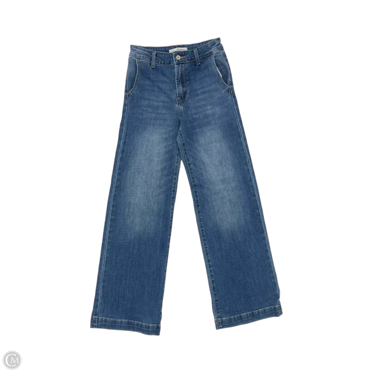 Jeans Straight By Kancan In Blue Denim, Size: 0