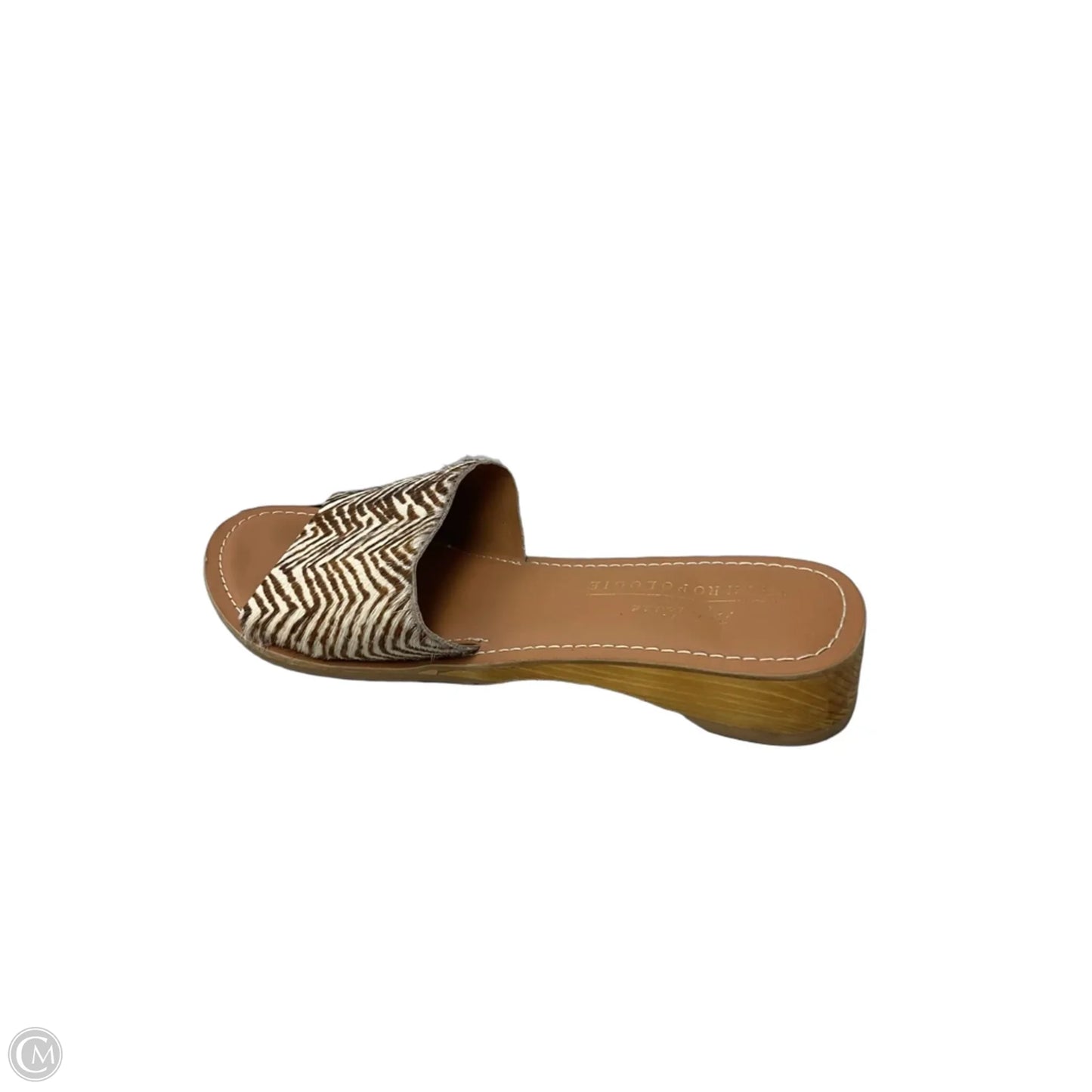Sandals Flats By Anthropologie In Tan, Size: 9