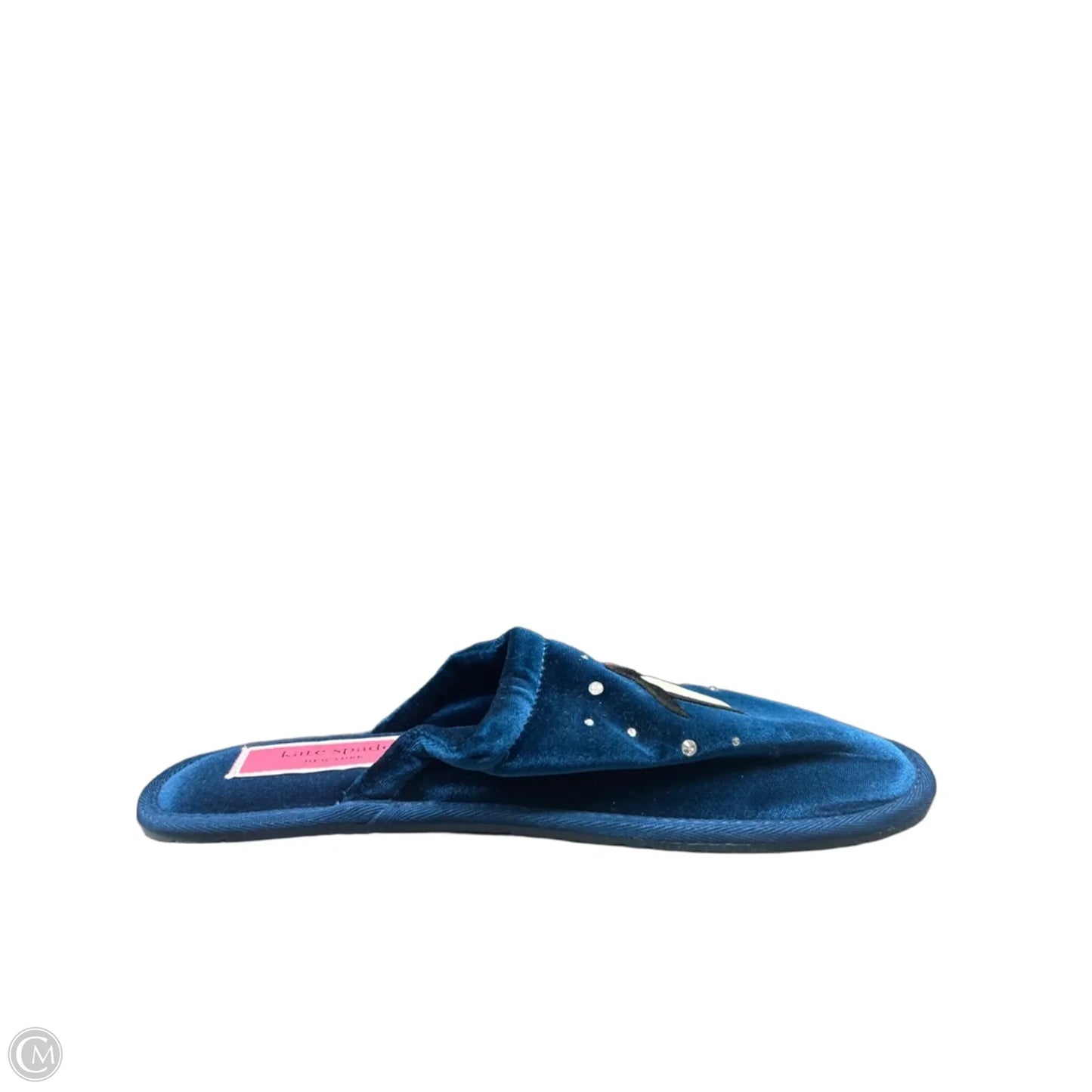 Slippers Designer By Kate Spade In Blue, Size: 8