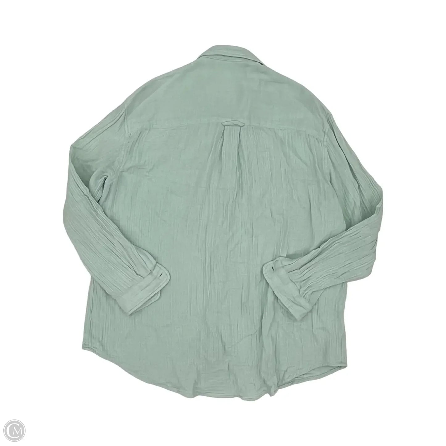 Top Long Sleeve By Time And Tru In Blue, Size: M