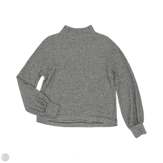 Top Long Sleeve By Bke In Grey, Size: M