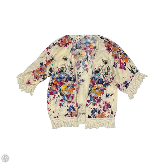 Kimono By Umgee In Cream, Size: S