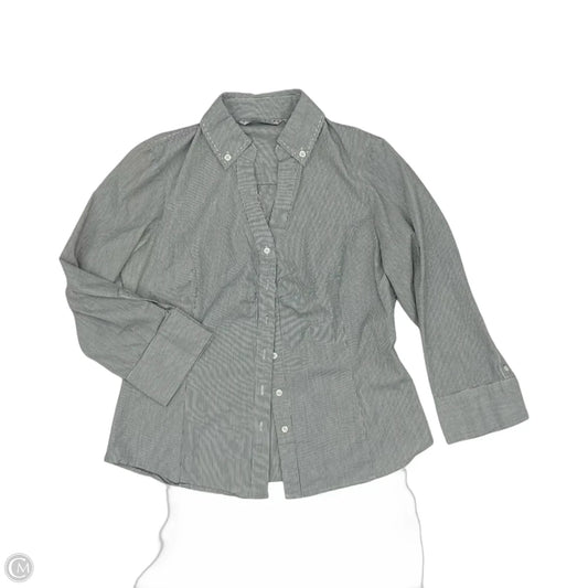 Top Long Sleeve By Larry Levine In Grey, Size: M