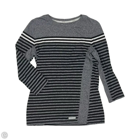 Top Long Sleeve By Calvin Klein Performance In Grey, Size: M