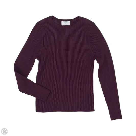 Top Long Sleeve By Old Navy In Purple, Size: Xl