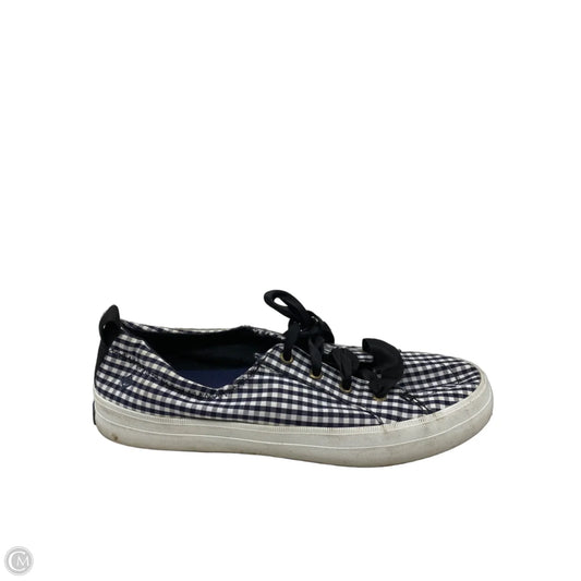 Shoes Sneakers By Sperry In Black & White, Size: 9