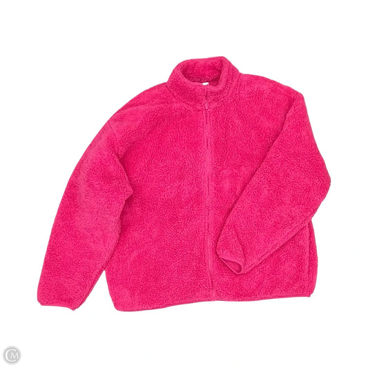 Sweatshirt Collar By Pink In Pink, Size: Xl
