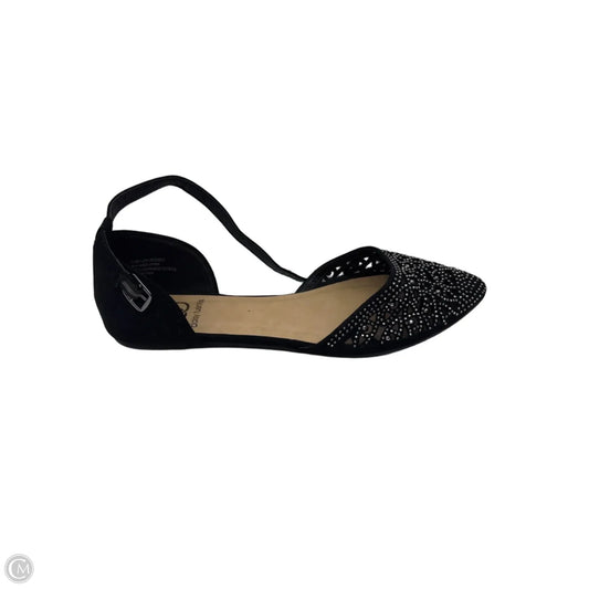 Shoes Flats By Daisy Fuentes In Black, Size: 9.5