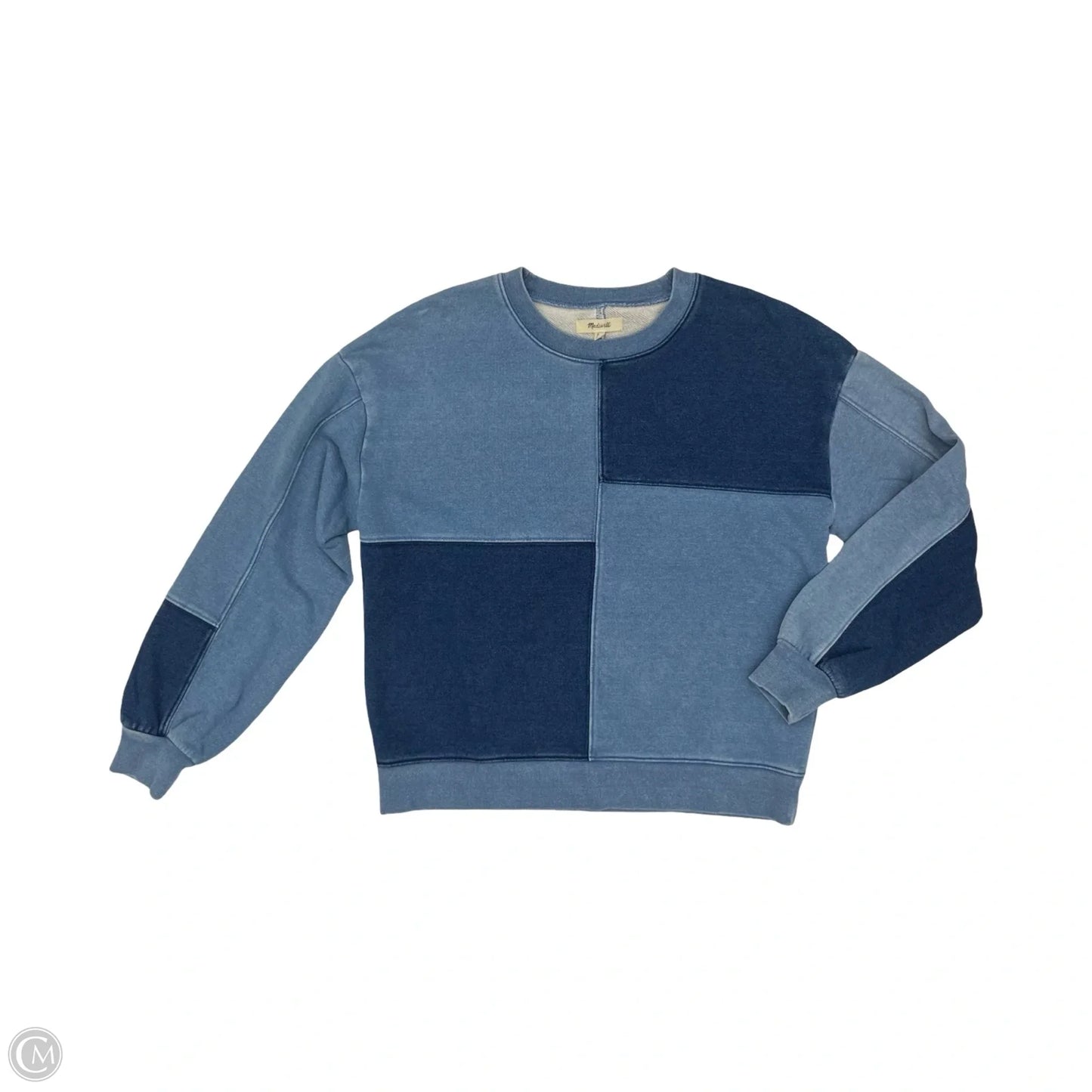 Sweatshirt Crewneck By Madewell In Blue, Size: Xs