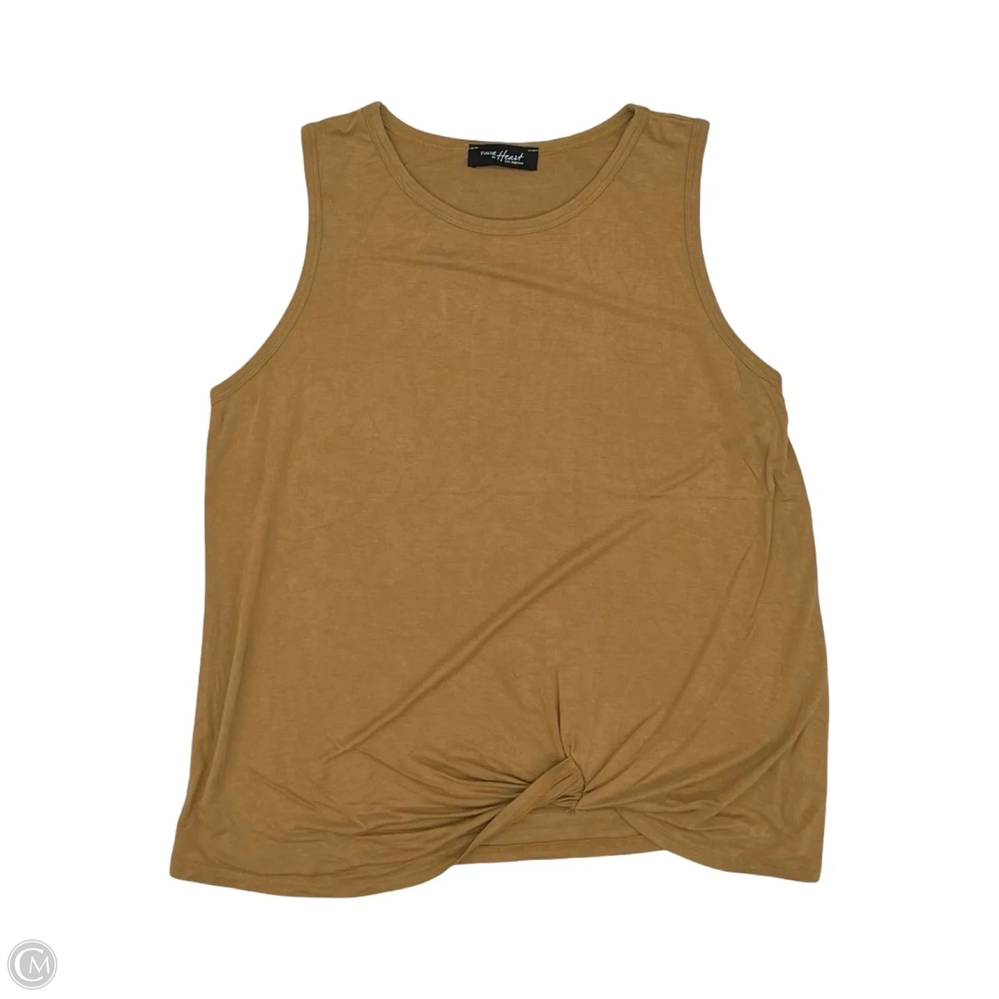 Tank Top By Clothes Mentor In Brown, Size: S