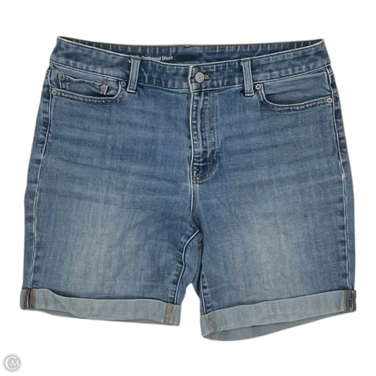 Shorts By Talbots In Blue Denim, Size: 12p