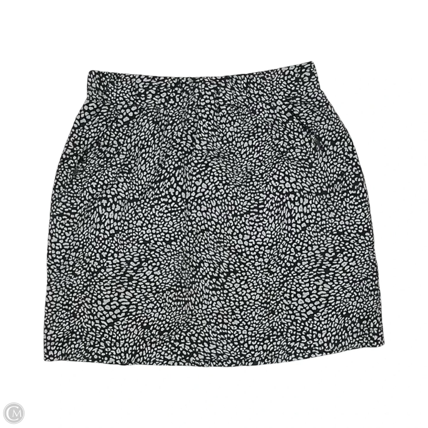 Athletic Skort By Lou And Grey In Black & Grey, Size: Xs