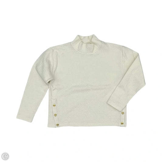 Top Long Sleeve By J. Crew In Cream, Size: M