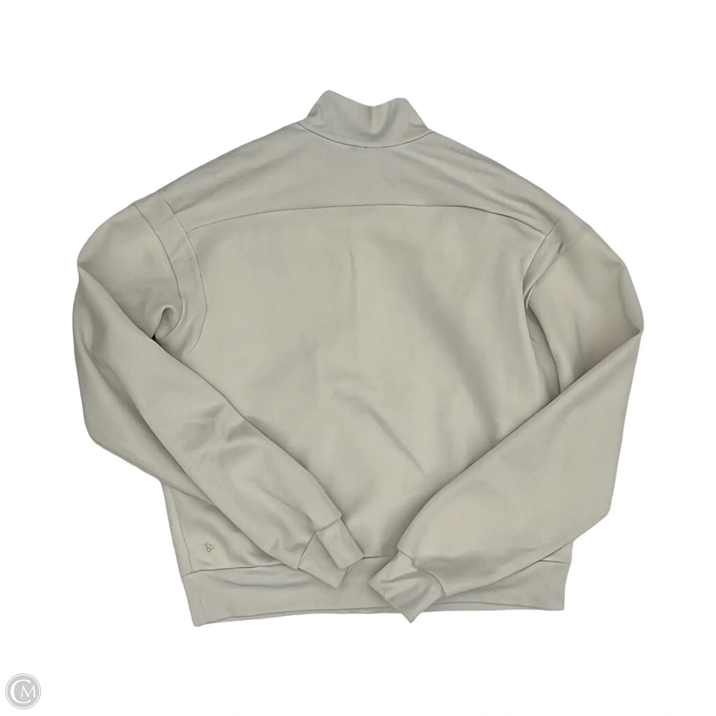 Athletic Jacket By Zella In Cream, Size: M