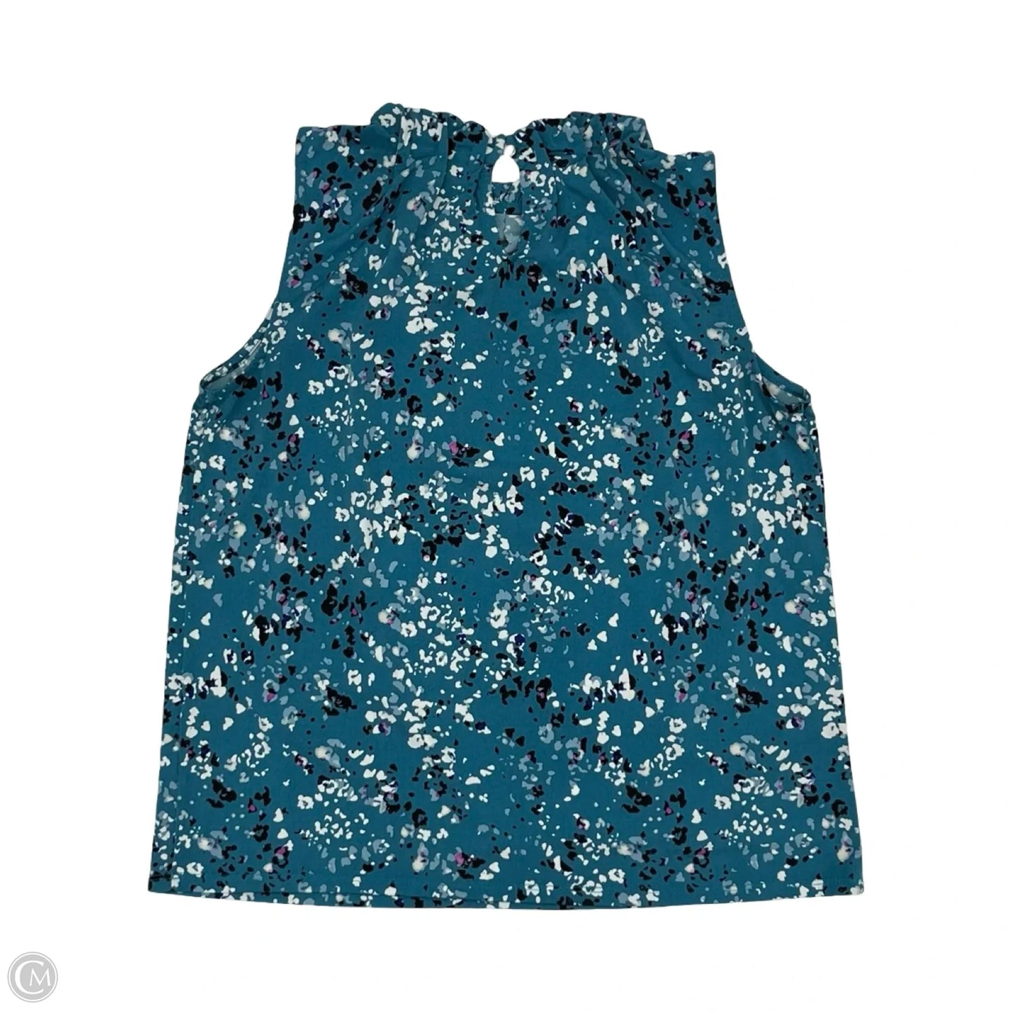 Blouse Sleeveless By Croft And Barrow In Teal, Size: S