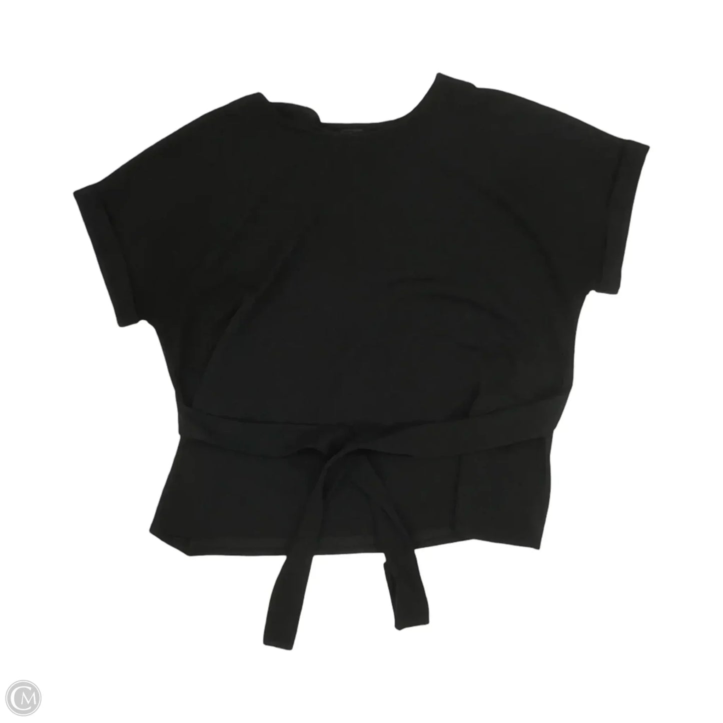 Blouse Short Sleeve By Worthington In Black, Size: 3x