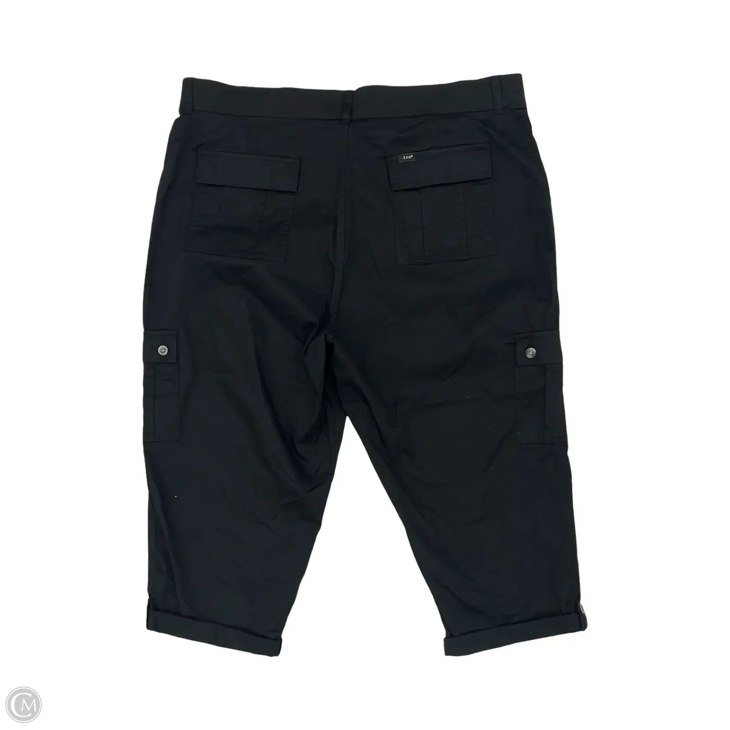 Pants Cropped By Lee In Black, Size: 20w