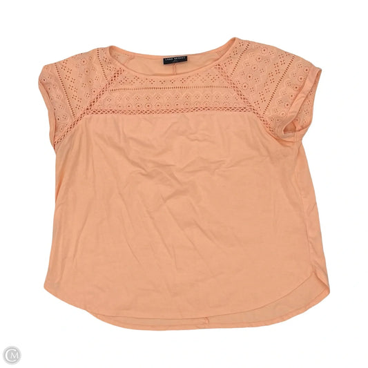 Blouse 3/4 Sleeve By Cato In Peach, Size: 2x